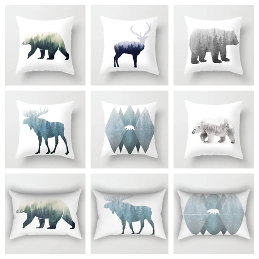 Housse de coussin Forest Silhouettes