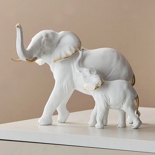 Statuette éléphants