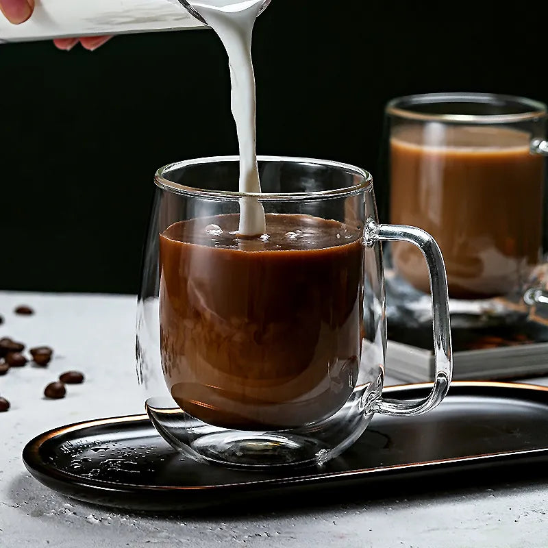 Tasse à café en verre