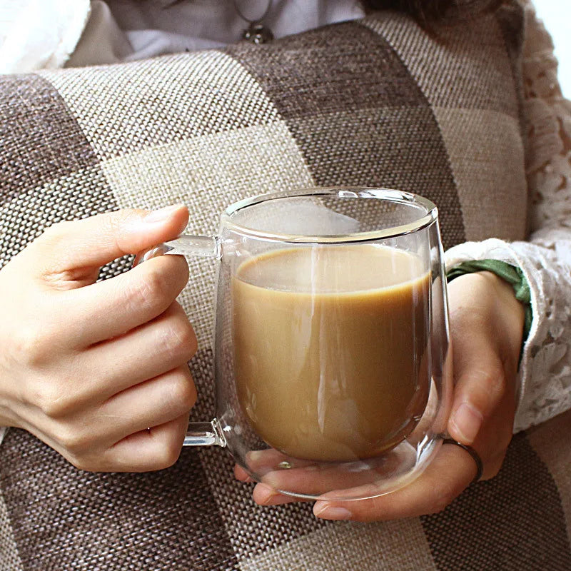 Tasse à café en verre